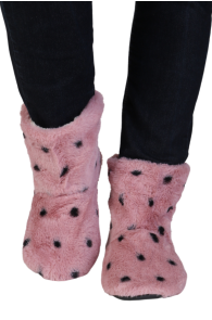 SOFTY pink soft slippers | Sokisahtel