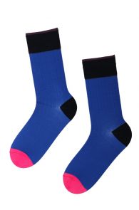 Мужские носки синего цвета для делового костюма MARCUS | Sokisahtel