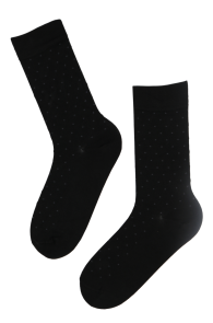 Мужские костюмные носки черного цвета из вискозы MASON | Sokisahtel