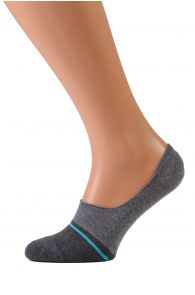 VALERI grey no show socks for men | Sokisahtel