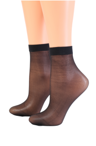 Женские классические тонкие носки черного цвета ALL | Sokisahtel