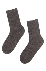 Мужские носки коричневого цвета из шерсти альпака ALPAKA | Sokisahtel
