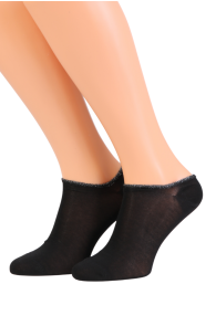 ASTRID särava äärega madalad mustad sokid naistele-40-42 | Sokisahtel