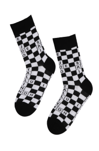 CROSSWORDS black and white socks | Sokisahtel