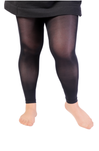ECOCARE plus size 80DEN black leggings for women | Sokisahtel