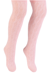 KEILY pink viscose tights for babies | Sokisahtel