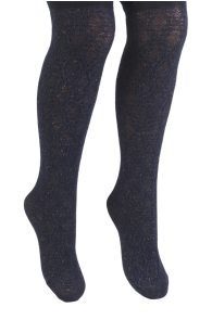 KEILY dark blue viscose tights for babies | Sokisahtel