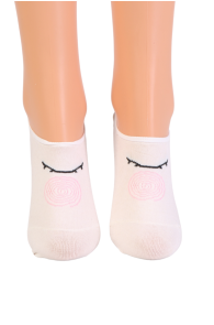 LEONORE white footies for women | Sokisahtel