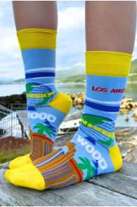 CITY SOCKS LOS ANGELES puuvillased sinised sokid | Sokisahtel