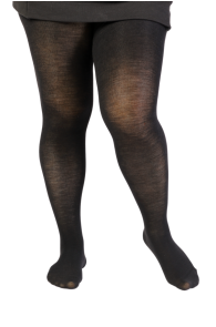 MILANA plus size pruunid meriinovillased sukkpüksid | Sokisahtel