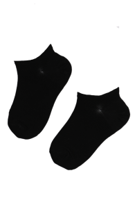 Black viscose socks for children