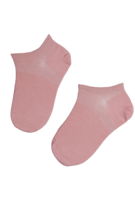 Детские укороченные(спортивные) носки розового цвета из вискозы MONDI | Sokisahtel
