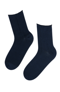 OLEV dark blue silver thread antibacterial socks for men | Sokisahtel