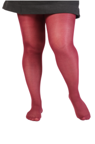 OPAQUE plus size red tights for women | Sokisahtel