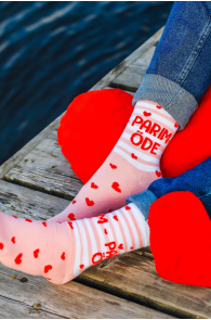 PARIM ÕDE (BEST SISTER) light pink cotton socks for women | Sokisahtel