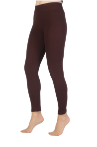 KATIA brown warm thermal leggings | Sokisahtel