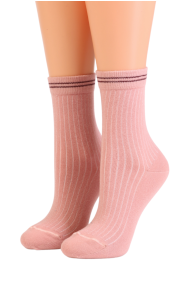 Pierre Mantoux SHU pink cotton socks | Sokisahtel