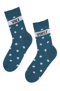 VALEVORST blue cotton socks