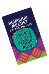 2023.a Noorte Laulu- ja tantsupeo roheline külmkapimagnet