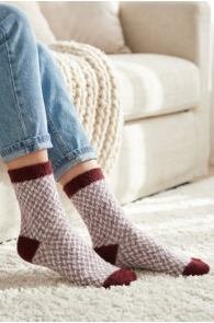 SONJA tumepunased angooravillased sokid | Sokisahtel