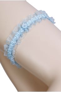 KREETE lightblue garter | Sokisahtel