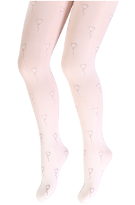 SUSANNE white tights with balloons for kids