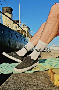 SUUR TÕLL white socks with a ship 