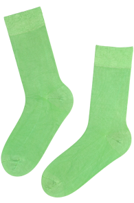 TAUNO light green viscose socks for men | Sokisahtel