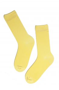 TAUNO men's light yellow socks | Sokisahtel