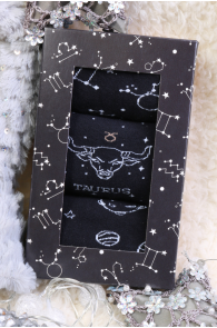 TAURUS gift box with 3 pairs of socks