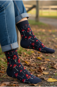 AGARIC tumesinised meriinovillased seentega sokid | Sokisahtel