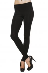 Black treggings for women, footless.