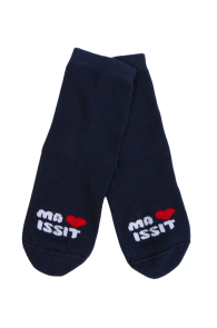 Хлопковые носки темно-синего цвета для малышей TRUE LOVE | Sokisahtel