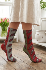 Pierre Mantoux TULIP SKY lillelised sädelusega sokid | Sokisahtel