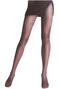 TULLE 20DEN sparkly tights with dots | Sokisahtel