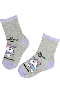UNICORN hallid ükssarvikuga sokid lastele