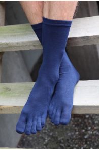 Носки с пальцами MEN TOES синего цвета | Sokisahtel