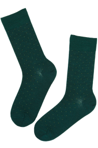VEIKO dark green merino wool socks for men 