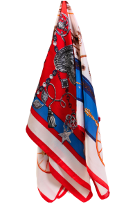 VERONA red and blue neckerchief