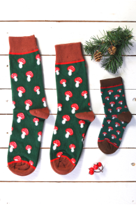 Подарочный набор из 3 пар ярких и уютных хлопковых носков для всей семьи VISTO | Sokisahtel