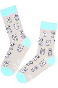 WOOF PERSON cotton women's socks | Sokisahtel