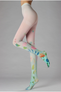 WOWBIRD print floral tights | Sokisahtel