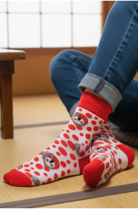 Yokai by Miku KITSUNE noore leiutaja punased sokid | Sokisahtel