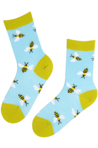 ZUMZUM merino wool socks with bees | Sokisahtel