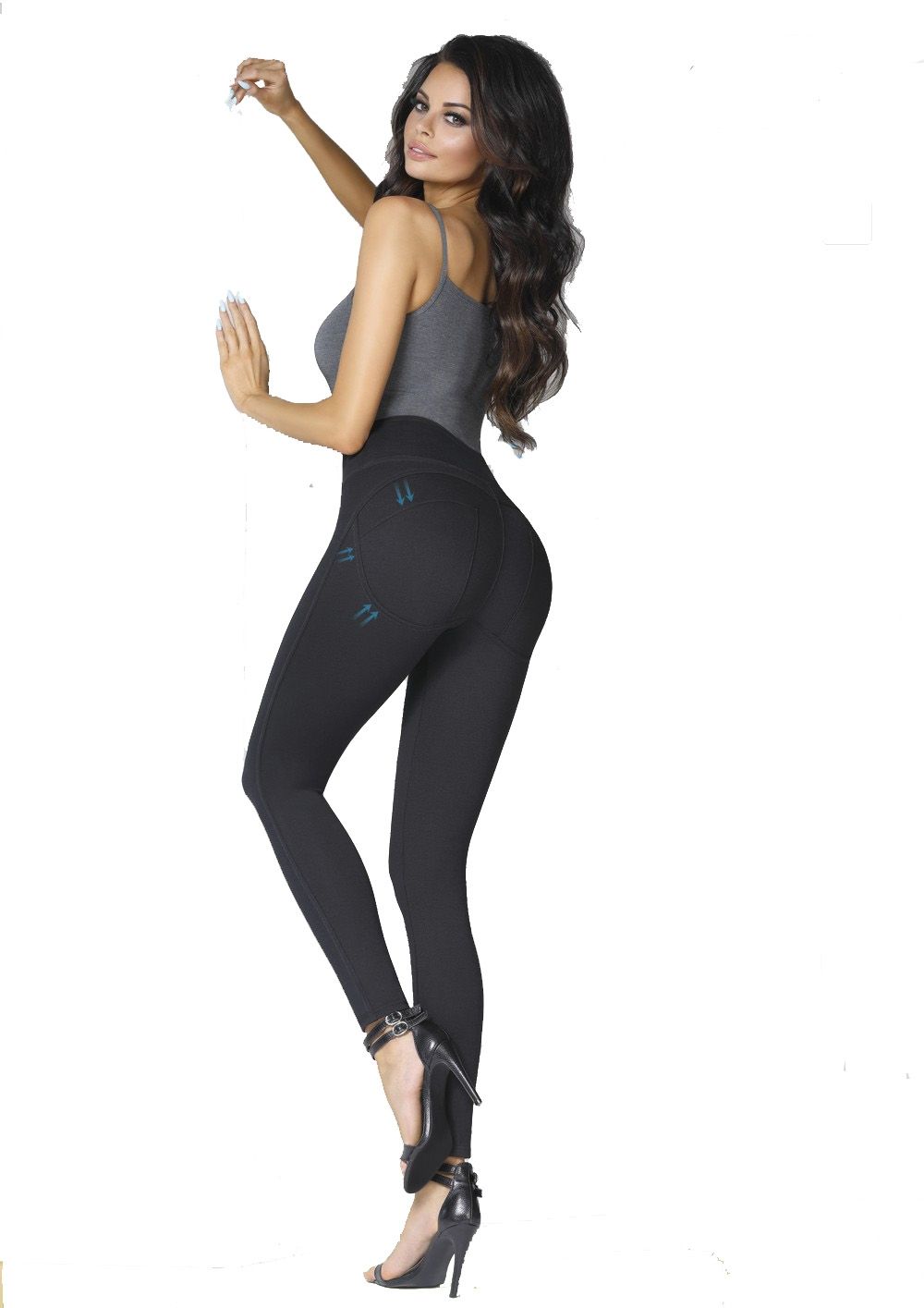 ASAMI soft push up Yoga pants Sokisahtel