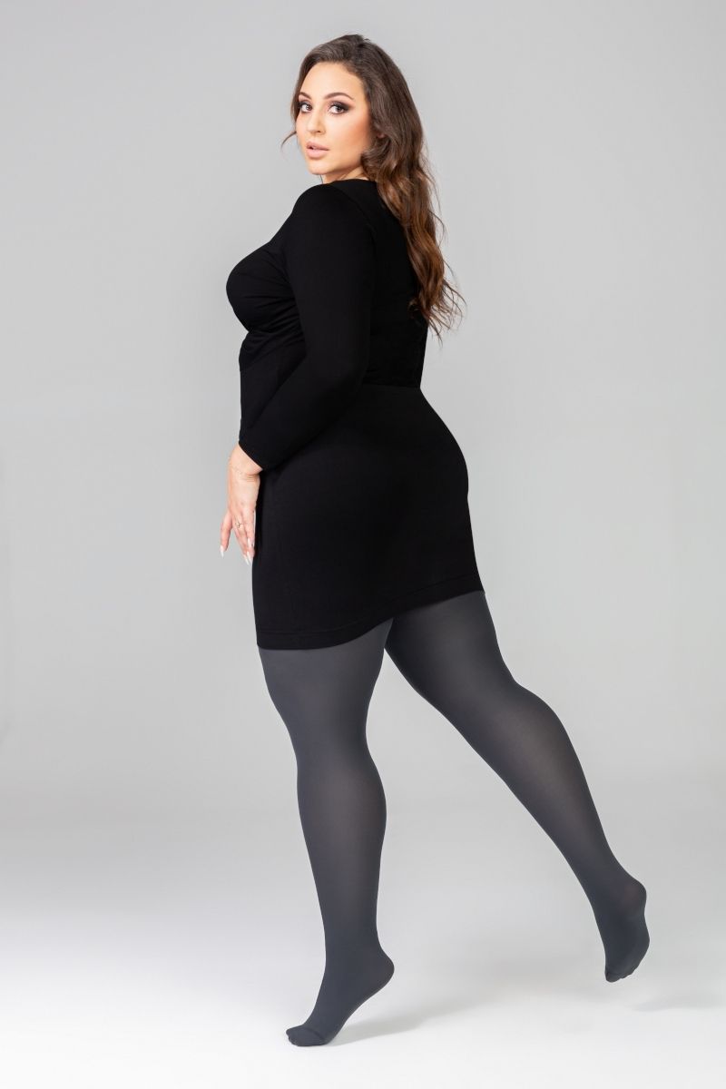 QUEEN PLUS 50DEN dark grey tights