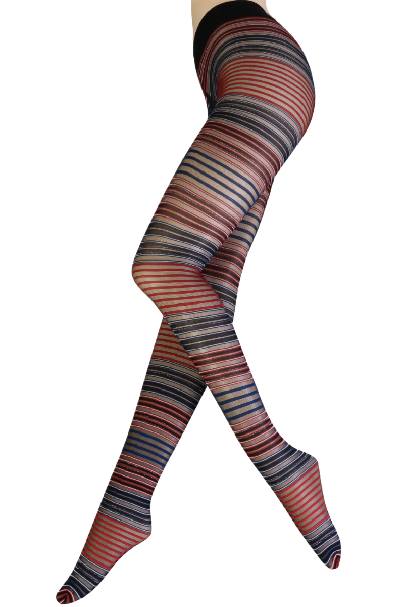 POSITANO striped tights Sokisahtel