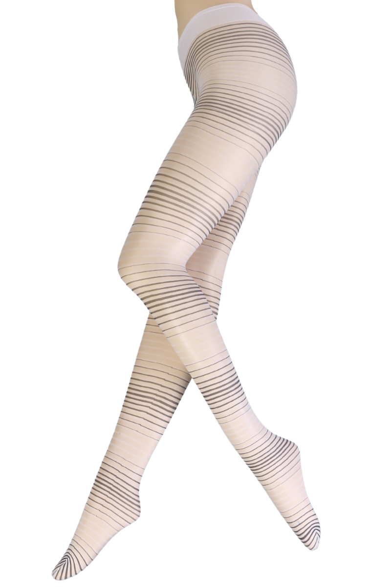 White striped tights hotsell