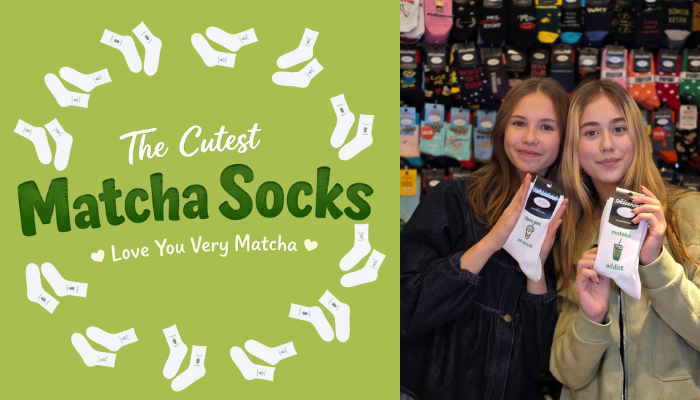 The Cutest Matcha Socks: Love You Very Matcha