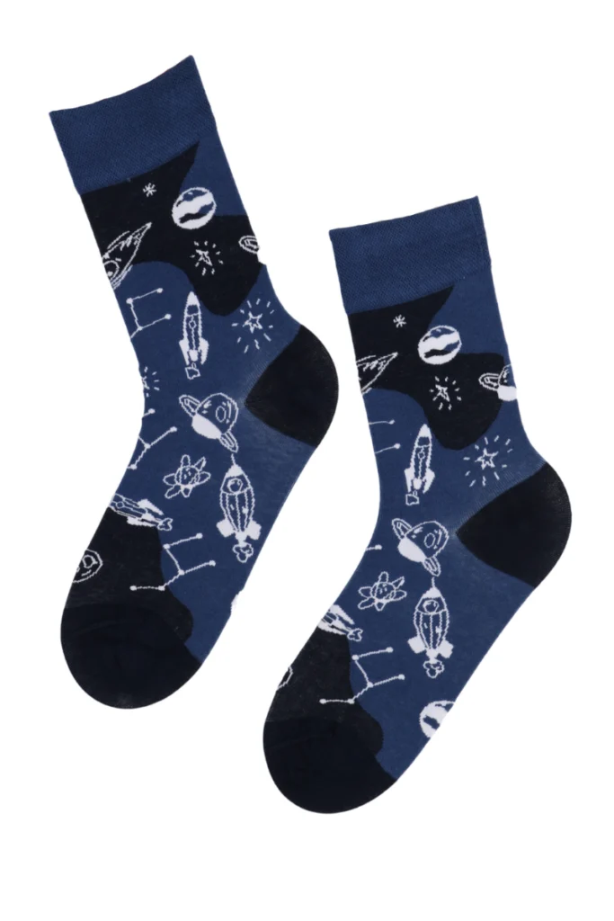 GALAXY space-themed socks